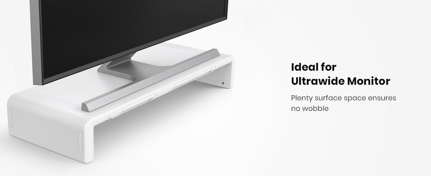 wide monitor riser