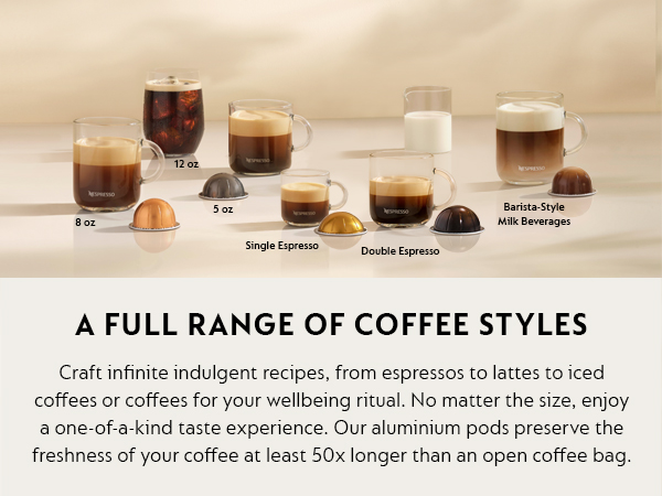 Full Range of Coffee Styles