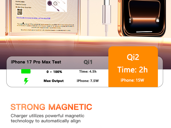 magnetic phone charger