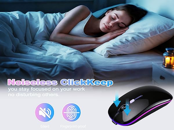 AZTZATZ Wireless Bluetooth Mouse