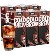 Wandering Bear Organic Mocha Cold Brew Coffee - Strong, Bold, Smooth, Unsweetened, Shelf-Stable, ...