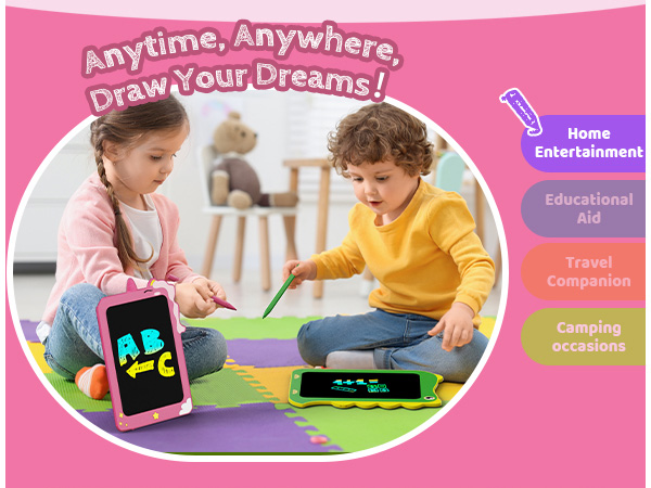 LCD Writing Tablet for kids Doodle Board drawing pad