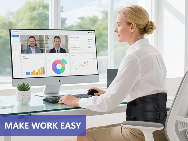 Get superior back support with lighter-than-air comfort!