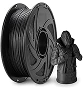 JAREES Petg Filament 1.75,Black Matte Petg 3D Printing Filament 1.75mm Dimensional Accuracy +/- 0...
