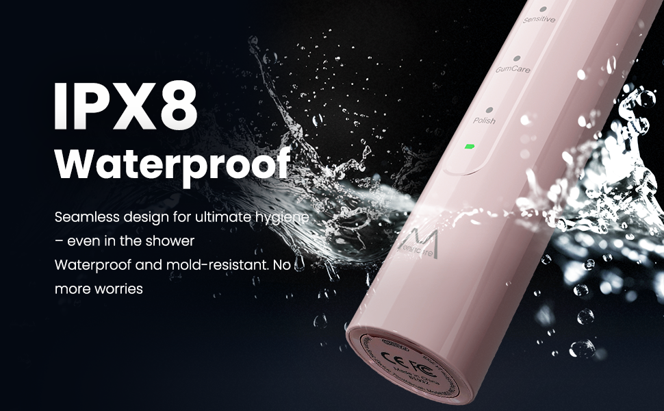 pink electric toothbrush