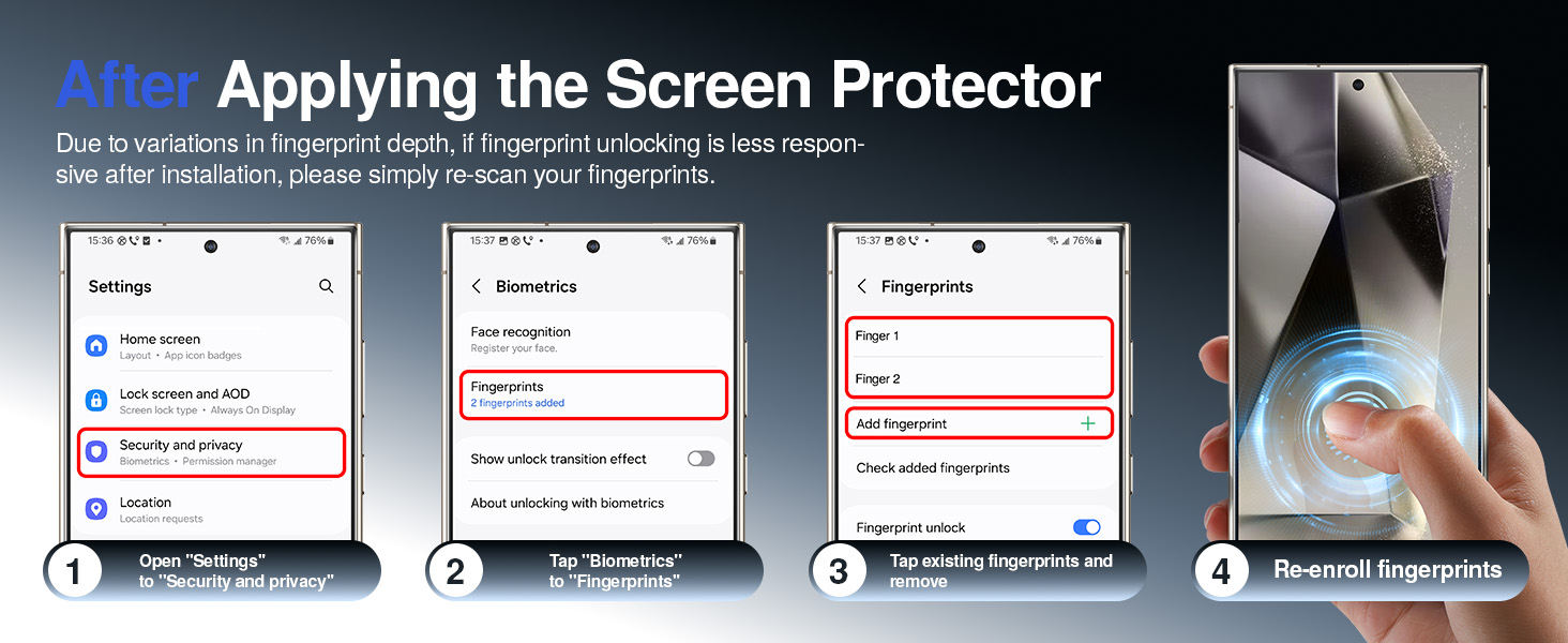 s24 ultra screen protector