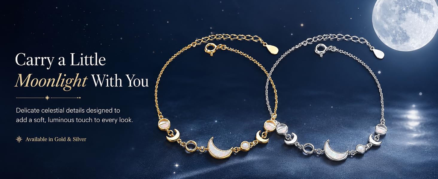 moon phase bracelet