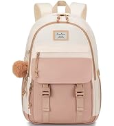 YAMTION School Backpack Teen Girl Women,Cute Lightweigt Schoolbag Laptop Bookbag for Middle High ...