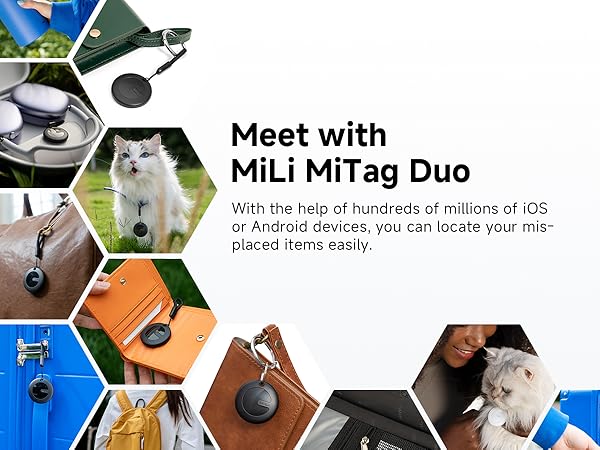AirTag Bluetooth Tracker iOS or Android, Tracking Tag Key Finder Luggage Tracker Item Locator