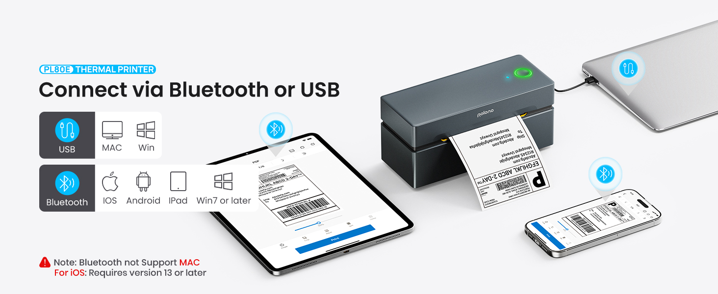 thermal printer shipping label printer thermal label printer4x6 shipping label printer label printer