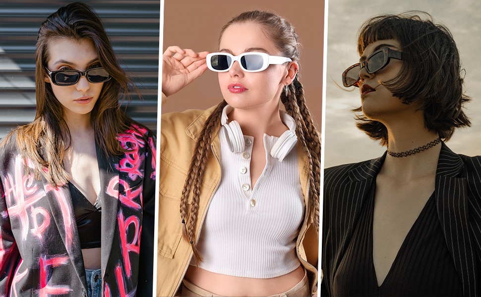 rectangle sunglasses for women