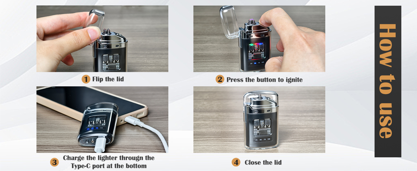 dual arc lighter