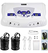 veicomtech Ionic Foot Bath Detox Machine, Foot Detox Mahcine SPA for 2 Users with MP3 Music Playe...
