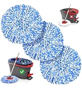 TidyBliss Spin Mop Head Replacement 3 Pack Spin Mop Refill Replace Head for O-Cedaar RinseClean 2...