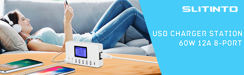 multi usb charger station