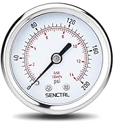 SENCTRL 200 Psi Pressure Gauge, 2