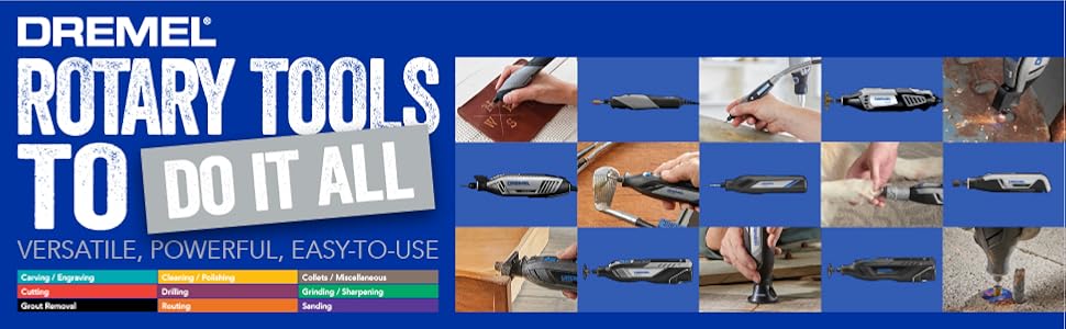 Dremel Rotary Tools Accessories, Color Coding for Applications