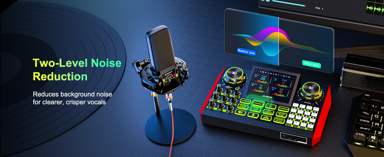 music recording equipment