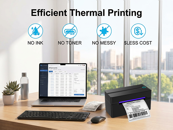 N40 Label printer require no ink no toner and no messy