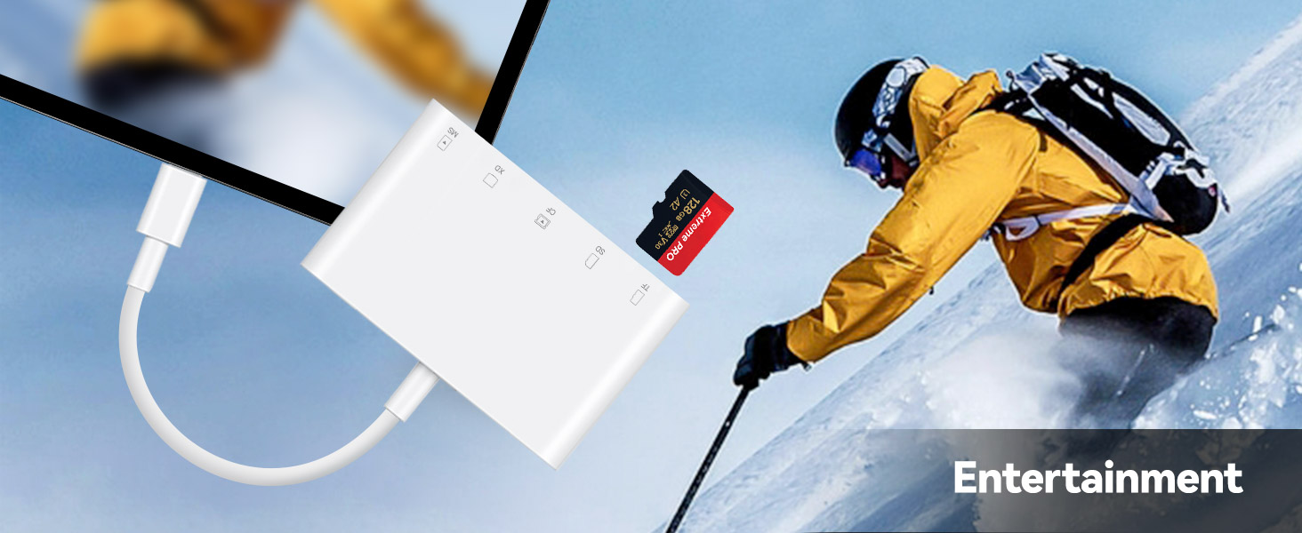 SD Card Reader, USB-C Memory Card Reader