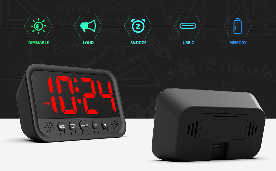 Small Digital Alarm Clock