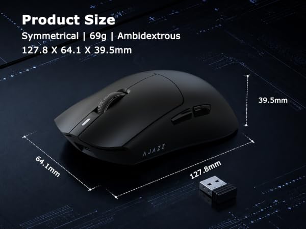 ambidextrous gaming mouse