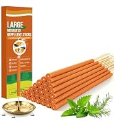 30 Pack Extra Thick Mosquito Repellent Citronella Incense Sticks Outdoor Use, Long Lasting Mosqui...