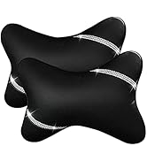 VVHOOY Car Neck Pillows Diamond Seat Auto Headrest Cushion Head Rest Neck 2 Pack Headrest Fit for...