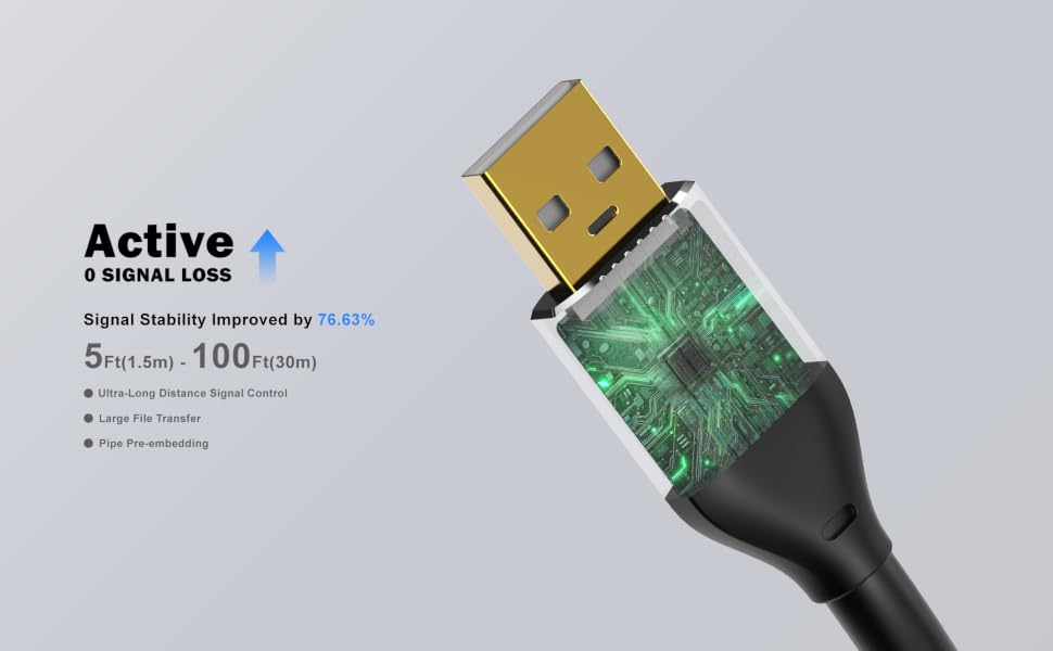USB B 2.0 Printer Cable