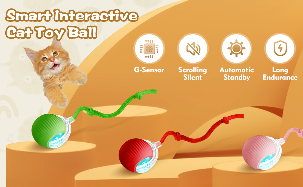 interactive cat toy ball