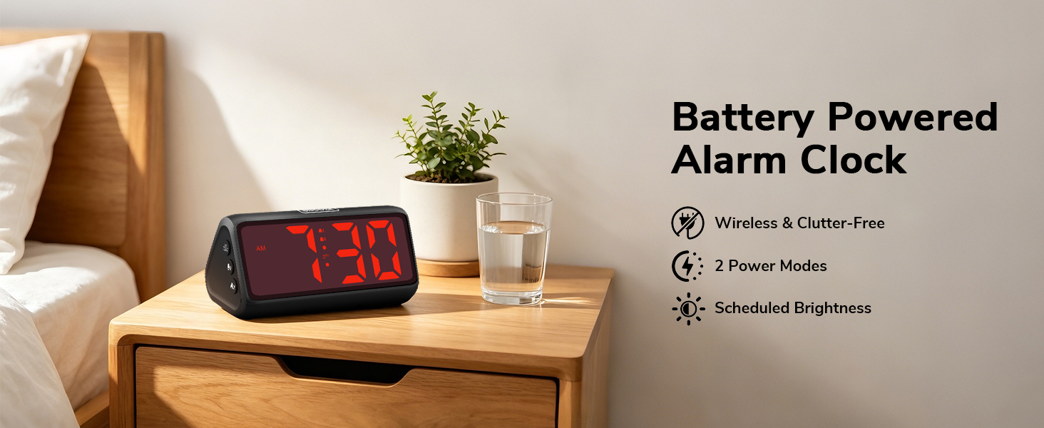 Battery Alarm Clock