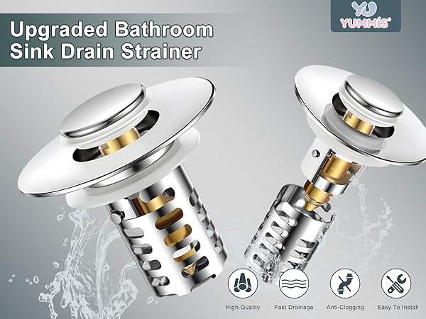 Bathroom Sink Drain Strainer