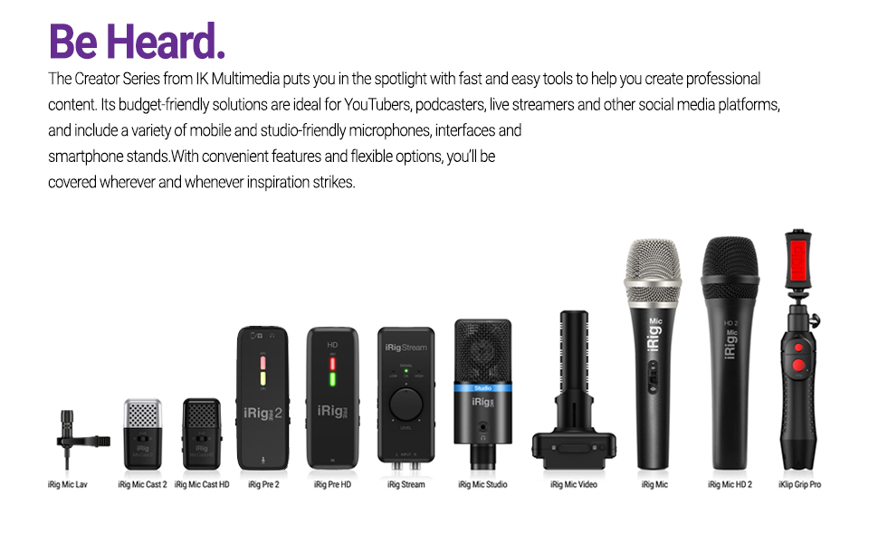 Stream Stereo Audio Interface – 24-Bit 48 kHz Recording iPhone, iPad, Mac, PC USB-C &amp; Lightning