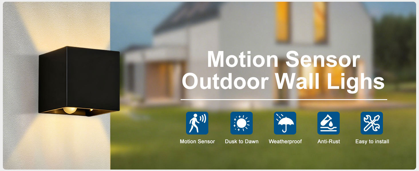 Up and Down Square LED Modern Wall Sconce