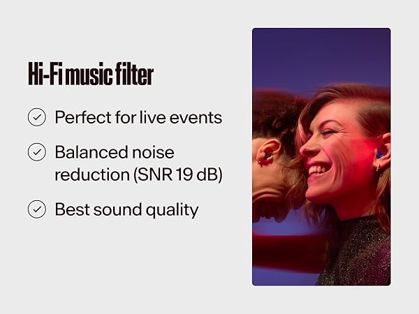 Alpine Tune ear plugs for concerts