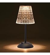 Nusogon Cordless Lamp,Touch Lamp 3 Colors,Portable Lamp,Rechargeable Small Lamp,Battery Operated ...