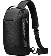 BANGE Sling Bag, Waterproof Men's Chest Bag Shoulder bags Crossbody Sling Backpack for Men…