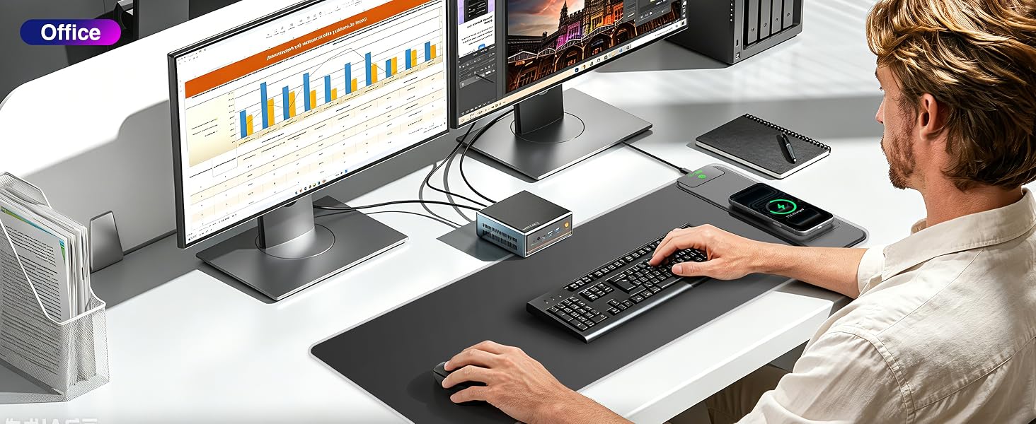 rgb gaming mouse pad with wireless charging