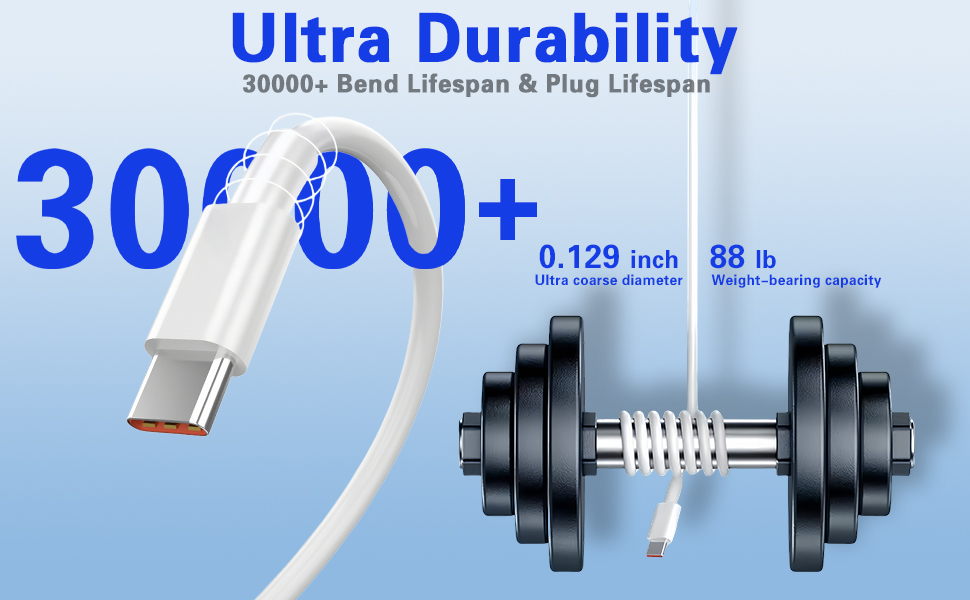USB A to C 60W Fast Charging Cable