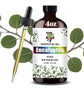 Eucalyptus Essential Oil (4 oz/120 ml) — Eucalyptus Oils for Aromatherapy, diffusers, humidifiers...