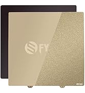 FYSETC 3D Printer Ender 5 Plus Build Plate: 377x370mm/ 14.84X14.56inch Double Sided Gold PEI Powd...