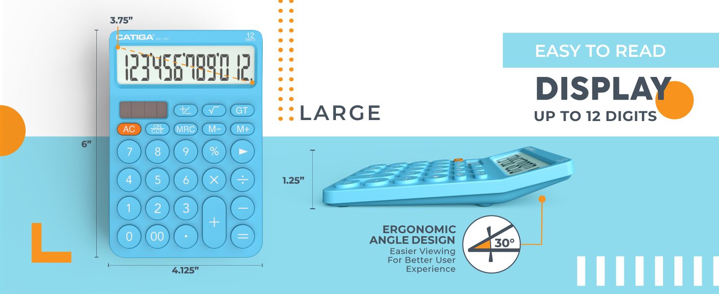 4 function desktop calculator large big buttons office calculators big display calculator