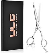 ULG Professional Hair Cutting Scissors &amp; Shears, 6.5" 440C Japanese Stainless Steel Barber Scisso...