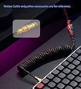 FormulaMod USB C Coiled Keyboard Cable Kit