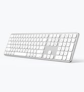SODI Wireless Bluetooth Keyboard for Mac, Backlit Wireless Keyboard with Numeric Keypad, Aluminum...