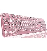SEUNKWANG EWEADN TK950 Typewriter Keyboard Wireless Mechanical Keyboard, 104 Keys Aesthetic Typew...