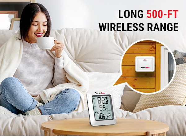 indoor outdoor thermometer wireless