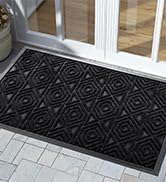 Yimobra Door Mat, Outdoor Indoor Entrance Welcome Mat, Heavy Entry Front Door Mat, Stain &amp; Fade R...
