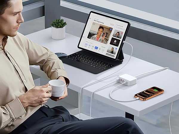 6 Ports for Fast Charging