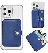 M-Plateau Card Holder, Wallet for Men Phone Wallet Stick on with Slim 3M Sticker Match iPhone 14 ...